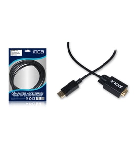 INCA IDPV-18T DISPLAYPORT TO VGA ÇEVİRİCİ ADAPTÖR
