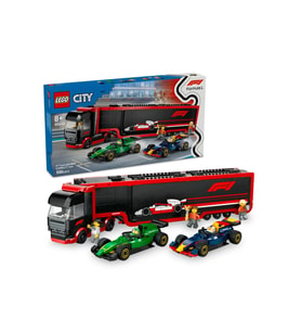 LEGO CİTY 60445 City RB20 ve AMR24 F1 Arabalı F1 Kamyonu
