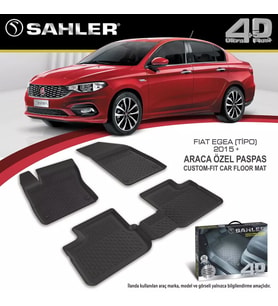 Fiat Egea Havuzlu Paspas 4,5D Sahler