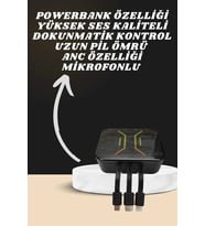 Mey İthalat® Kulaklık 7 Kordonlu Akıllı Saat Çoklu Şarj Girişi Bluetooth Bağlantılı