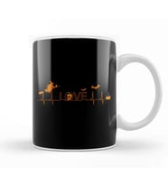 Pumpkin Halloween Heartbeat Nurse Love Kupa Bardak Porselen