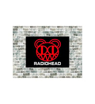 Radiohead Ahşap Tablo