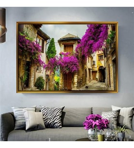 Altın Çerçeveli dekoratif tablo l2007 (Gold)