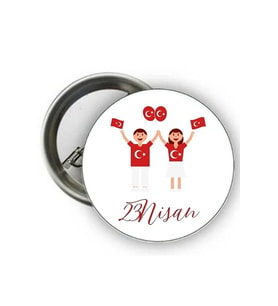 23 Nisan Rozeti - 23 Nisan Öğrenci Rozeti (Standart)