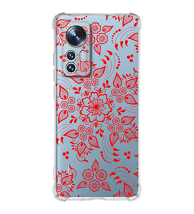 Xiaomi Mi 12 Pro Uyumlu Köşe Korumalı Antişok Kapak Nostalji Desen Tasarımlı Şeffaf  Kılıf