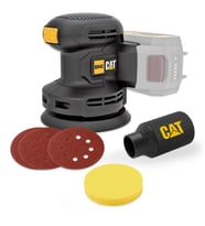 CAT DX42B 18Volt 125mm Profesyonel Devir Ayarlı Eksantrik Zımpara (Akü Dahil Değildir)