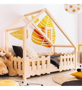 Markaawm Galaxy Montessori Yatak Doğal Çam Çocuk Karyola (Karışık)