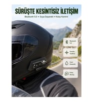Mey İthalat® Bluetooth 5.0 Motosiklet Kask Kulaklık Eller Serbest ve Müzik Özellikli Yeni Nesil