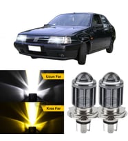 Fiat Tempra 1990-1999 Uyumlu Mercekli Far Ampulü Led Xenon Sarı-Beyaz Far Şimşek Etkili Uzun Kısa