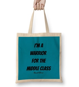 Barack Obama Quotes Art Gift - Vintage Retro Style Bez Çanta Uzun Saplı