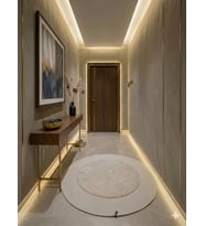 YÜNTEKS Rabbit Soft Hasır Dekoratif Halı / 100'lük Yuvarlak / Modern / Şık /Lüx /Dekoratif