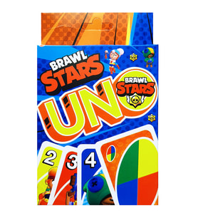 Resimli Uno Brawl Stars Oyun Kartı Turuncu