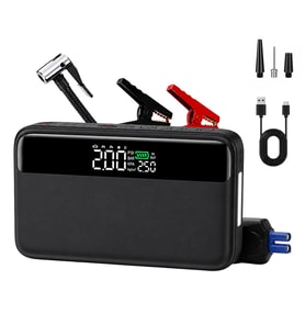 Powermaster N33 Lastik Hava Kompresörlü Akü Takviye Cihazı 65W Fast Powerbank