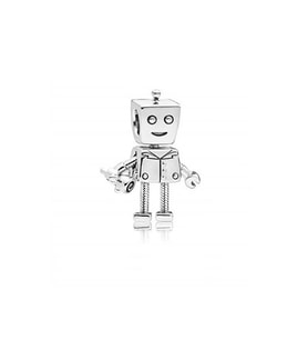 Fubena Gümüş Erkek Robot Charm