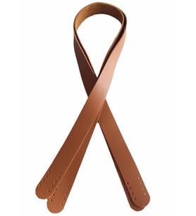 Angel Çanta Aksesuar 70X2.4 Cm, Tek Kat Suni Deri Taba Renk Çift Sap