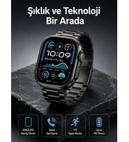 Akıllı Saat 3 Kordonlu Waterproof Adımsayar, Titreşim ve GPS Özelliği