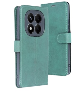 Redmi Note 14 4G Kılıf Trend S Plus Kapaklı Kılıf - Yeşil