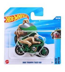 Hot Wheels - 1966 Trıump Tiger 100 - Yeşil (1/64) 2025 Case - TH - TREASURE HUNT