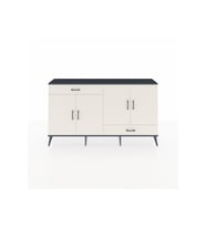 Arges Konsol 5 Raflı 2 Çekmeceli 4 Kapaklı 176x30x99 Antrasit-Aytaşı