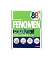 Fenomen Yayıncılık Fenomen Yayınları Fenomen 8. Sınıf Fen Bilimleri Soru Bankası B Serisi (Çok Renkli)