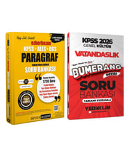 Yediiklim 2026 KPSS Bumerang Vatandaşlık ve Pegem Ezberbozan Paragraf Soru Bankası Seti 2 Kitap