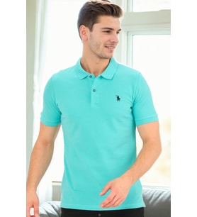 T9561 DEWBERRY ERKEK TSHIRT-SU YEŞİLİ