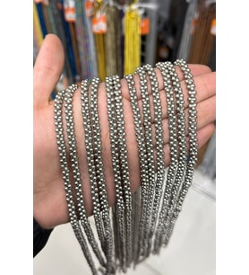 Hematit Taşı Kemik Kesim Mat Titanyum 6x3mm Doğal Taş Dizi