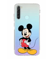 Xiaomi Redmi Note 8  Kamera Korumalı Kapak Mickey Mouse Tasarımlı Şeffaf  Kılıf