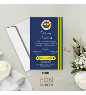 Beyaz Zarflı Davetiye, Sünnet Davetiyesi, 100 Adet
