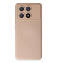 Poco X6 Pro Kılıf Nano içi Kadife Silikon - Pudra