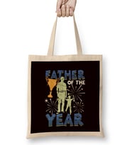Father Of The Year Papa Dad Daddy Husband Poppa Stepdad Bez Çanta Uzun Saplı