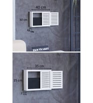 30x40x10 Cm Veya 25x35x7 Cm Duvar Asılabilir Sigorta Ve Modem-wifi Saklama Kutusu! Saklama Kutusu