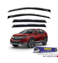 HONDA CRV 2018- KROMLU CAM RÜZGARLIĞI  4'lü Set Niken Marka