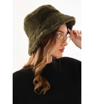 Peluş Bucket Kova Şapka
