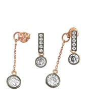 Söğütlü Silver 925 ayar gümüş rose özel tasarım kupe