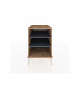 Kronos Komodin 2 Raflı 44x59x64 Çam-Antrasit