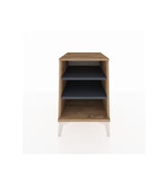 Kronos Komodin 2 Raflı 44x59x64 Çam-Antrasit