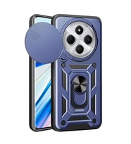 Xiaomi Redmi 14C 4G Kılıf Magnetik Standlı Kamera Korumalı Zore Sürgülü Vega Kapak