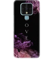 Tecno Camon 16 Kılıf Silikon Desen Love Flow 1664