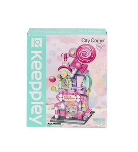 Kp28012 Keeppley Candy Shop City Corner Blok Seti-Vagon Life