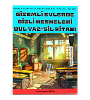 Gizemli Evlerde Gizli Nesneleri Bul YAZ-SİL Kitabı
