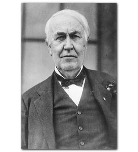 Cakatablo Thomas Edison Papyon Takım Elbise MDF Tablo