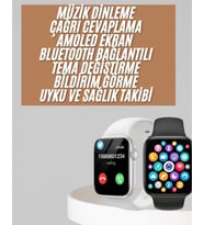 1.83 İnç Akıllı Saat Android Ve İos Uyumlu Çağrı Cevaplayabilen Adımsayar Gps Takibi