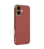 İphone 16 Kılıf Volet Silikon - Kırmızı