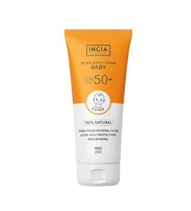 Incia Bebek Yüz Vücut Için Doğal Güneş Kremi 50 Spf 100 ml