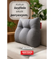 Belsofa Bel ve Sırt Destek Yastığı Kanepe, Berjer, TV ve Oyuncu Koltuğu İçin Sırt Yastığı