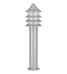 AVONNI BSU-68133-BBY-B Beyaz Boyalı Dış Mekan Aydınlatma E27 Aluminyum Polikarbon Cam 28cm