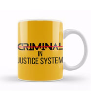 Criminal İn Justice System Black Lives Matter Kupa Bardak Porselen