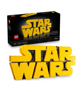 Lego Star Wars Parçalarla Yapılan Star Wars Logosu Levhası 75407