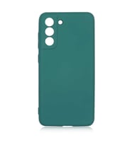 Samsung Galaxy S21 FE Kılıf Orj Lansman Serisi Pürüzsüz Esnek Kadife İç Kısım (Koyu Yeşil)